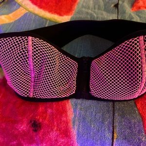 Mesh bathing suit top